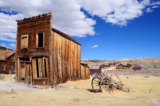 Old West Ghost Town in Arizona used for film productions.